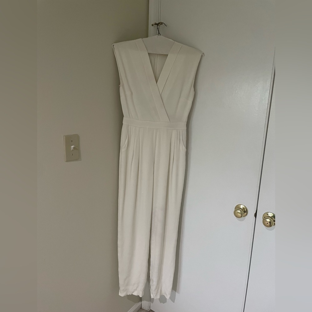 Nicole Miller white jumpsuit